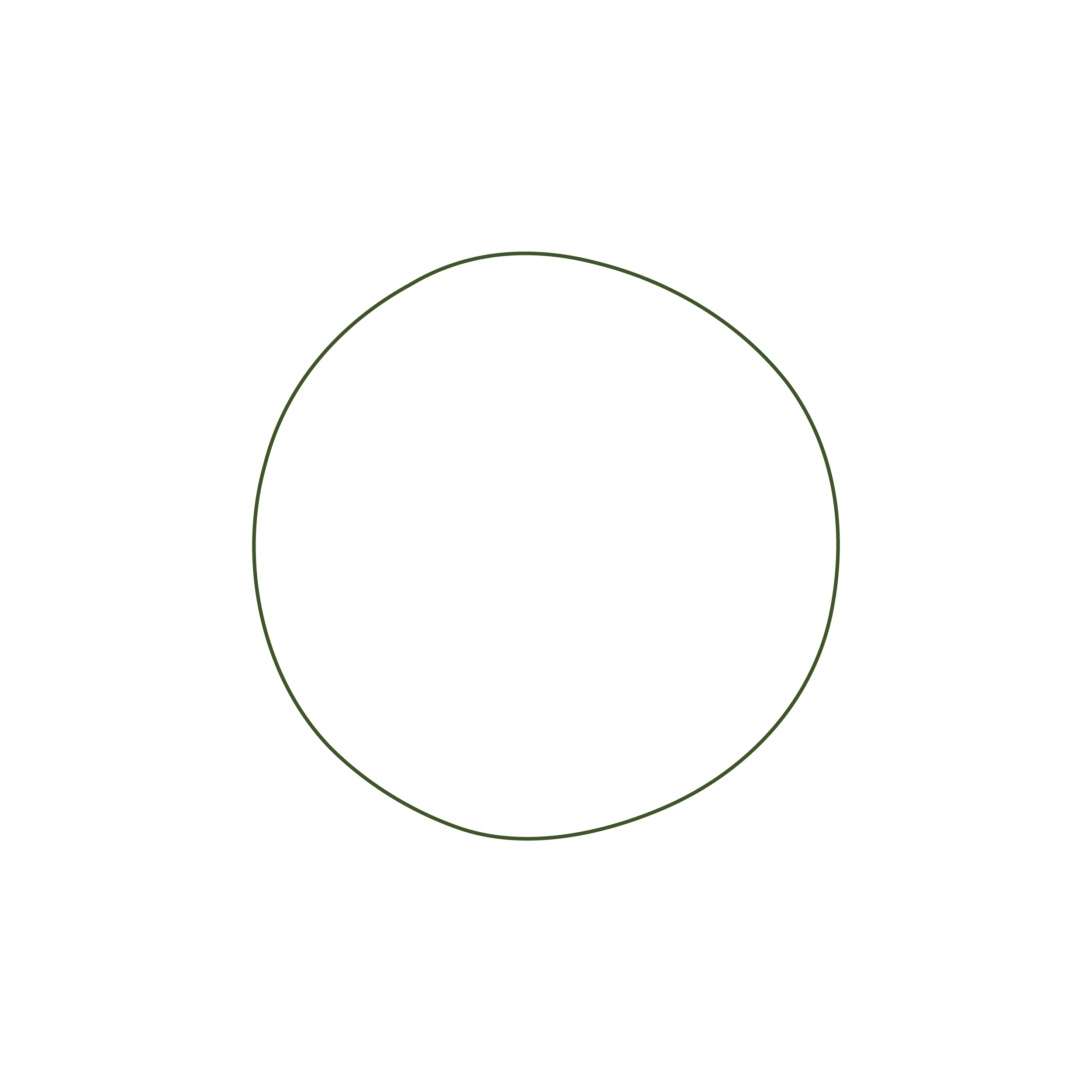 Abstract D outline